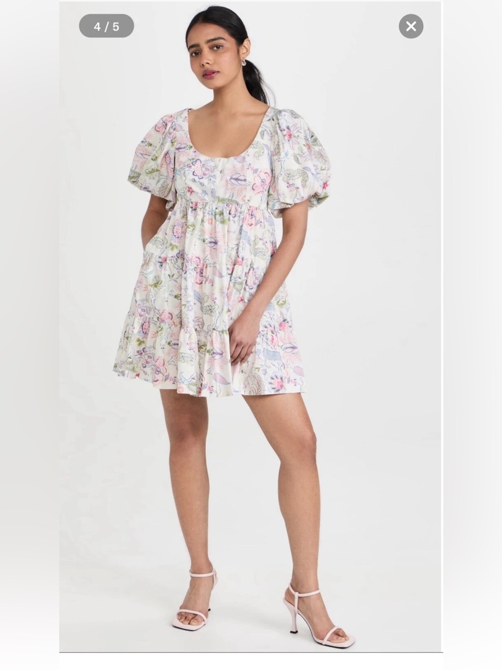NWOT Cinq a sept size 8 Ethel
paisley baby doll dress